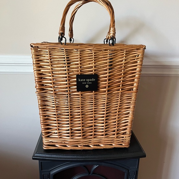 Kate Spade New York x Target - Adult Woven Bicycle Basket - NWOT - Picture 2 of 4